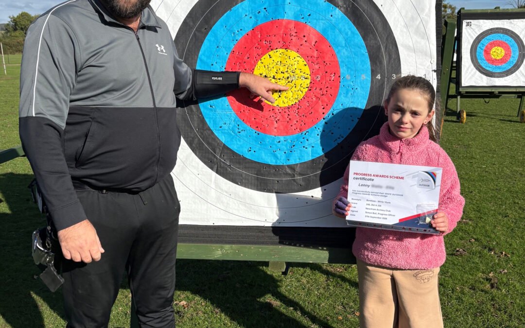 Progress Awards Scheme gathers pace at Newnham Archery Club